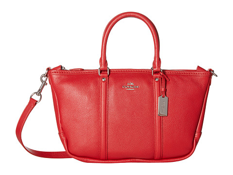 COACH Pebbled Small Coach Central 女款斜挎包