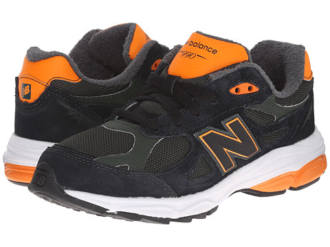 成人可穿！New Balance 990v3大童款慢跑鞋 橘灰配色