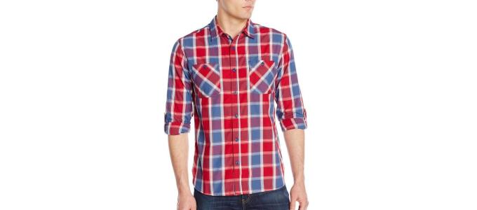 Levi's李维斯 Sleeve Poplin 男士格子衬衣