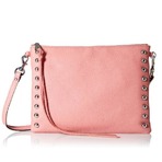 Rebecca Minkoff 荔枝真皮铆钉斜跨小包