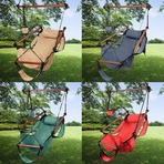 Hammock 实木把手户外悬挂吊椅， 四色可选