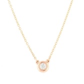 大S同款：TIFFANY 蒂芙尼 18K玫瑰金 3分钻石项链 65198日元（约4107元）