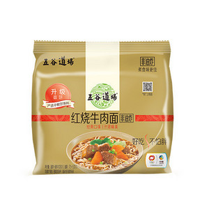 五谷道场 红烧牛肉面 105g*5袋