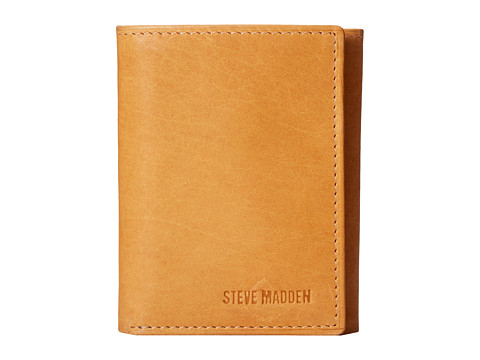 Steve Madden Two-Tone Trifold真皮钱包