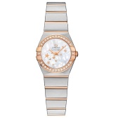 Omega 欧米茄Constellation 星座系列玫瑰金钻表 $2995（约20254元）