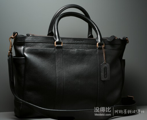 COACH 蔻驰 男士真皮单肩手提公文包