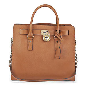 Michael Kors  Hamilton 女士经典真皮大号锁头包