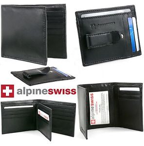 凑单！ Alpine Swiss 男款皮质钱包