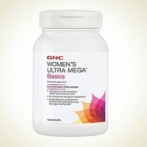 GNC：女士 Ultra Mega® 复合维生素缓释片 基础款