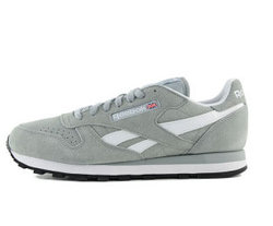 限42.5码！Reebok 男子 CL LEATHER SUEDE 休闲鞋 M43017*3双