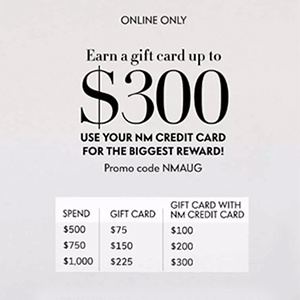 Neiman Marcus：礼品卡特惠！精选服饰鞋包、美妆香氛