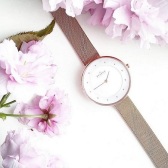 北欧极简风情！Skagen 诗恩格Gitte 轻薄大盘时装女表低至5.3折