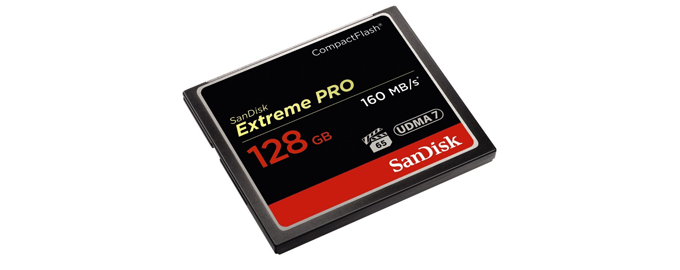 SanDisk 闪迪 ExtremePro 128GB 至尊超极速 CF卡
