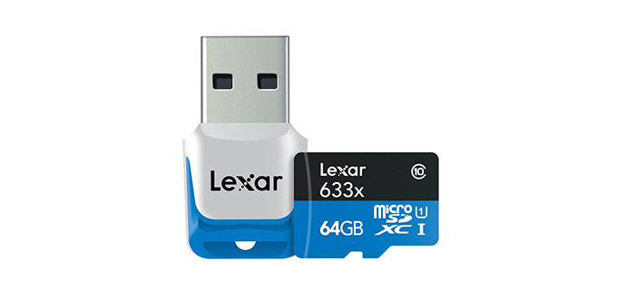Lexar 雷克沙 633x Class 10 64GB TF卡