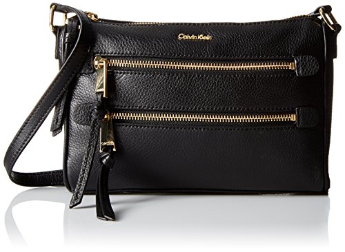 Calvin Klein Classic Pebble 女士真皮斜挎包