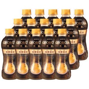 GEORGIA 乔雅 浓香经典咖啡 268ml*15瓶