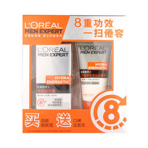 巴黎欧莱雅 劲能醒肤露50ml +洗面奶50ml