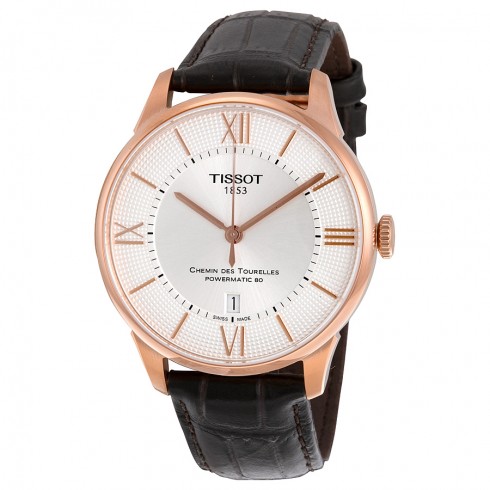 Tissot天梭 Chemin Des Tourelles杜鲁尔系列机械表 T0994073603800