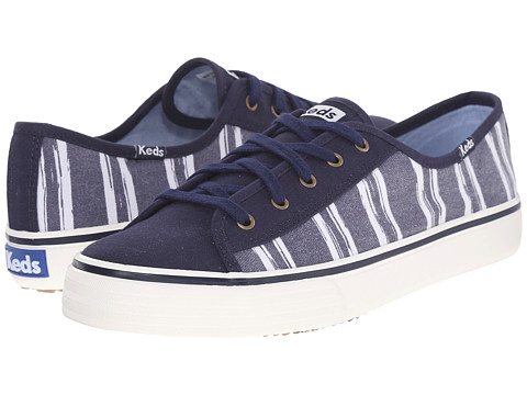 Keds Double Up Washed Stripe 女士系带帆布鞋