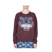 立减$75！KENZO 女款经典酒红色虎头卫衣 $280（约1957元）