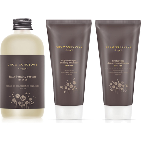 Grow Gorgeous  超强洗护精华三件套（加强版精华60ML+头发密度增强洗护190ML*2）