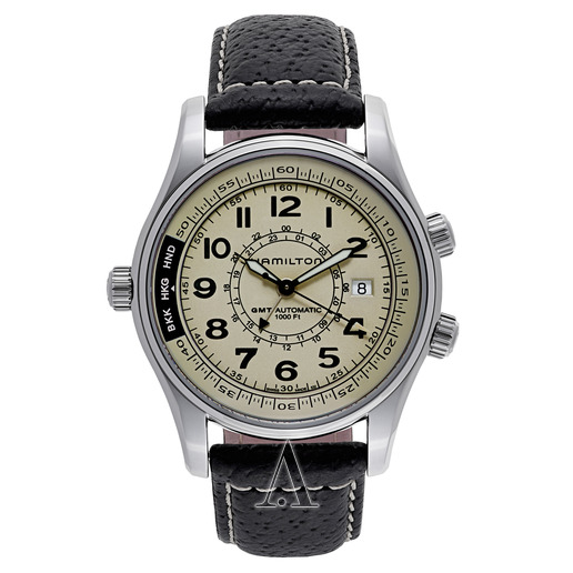 HAMILTON 汉米尔顿 KHAKI NAVY UTC 男款腕表 H77525553