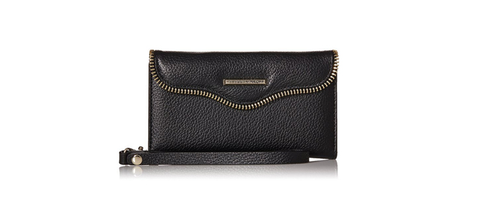 Rebecca Minkoff Zipper-Trim Folio 女款手机腕包