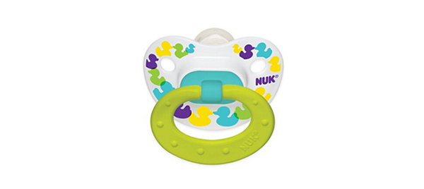 NUK Confetti Ducks Orthodontic 婴儿矫正安抚奶嘴