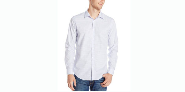 Calvin Klein Slim Fit Infinite Cool Check 男款衬衫