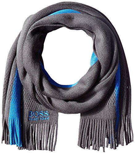 HUGO BOSS 绿标 男士羊毛混纺围巾