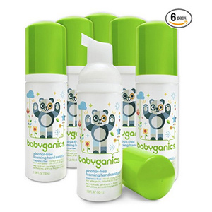 Amazon：BabyGanics 甘尼克宝宝 泡沫免洗洗手液 无香型（50ml*6瓶装）