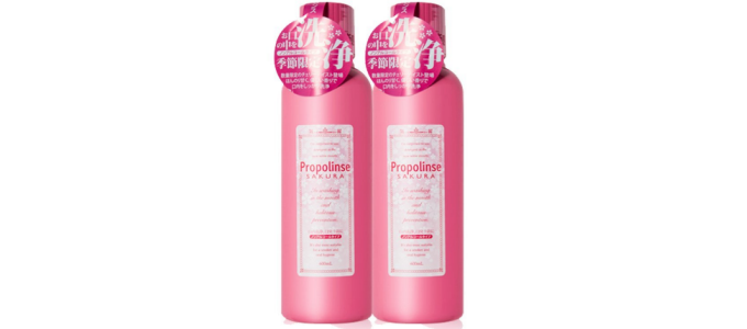 Propolinse比那氏 岛国进口蜂胶樱花复合漱口水 600ml*2