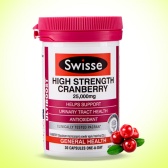 包邮好价！Swisse 强效蔓越莓精华胶囊 30粒 AU$16.99（约90元）