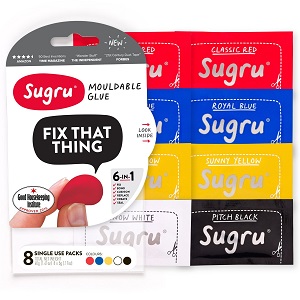 神器小物！Sugru塑形修复硅胶 家庭版5g×5只装