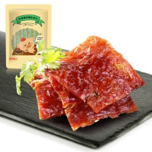良品铺子 风味猪肉脯自然片 100g*23件