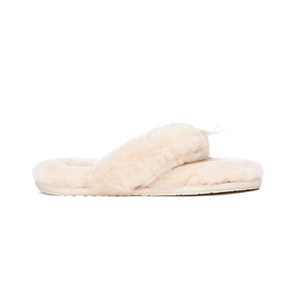 The Hut.COM：UGG 2016年秋季新款女式超柔羊皮毛夹趾拖鞋