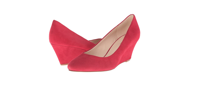 码数全+免邮！Nine West Mela 女款坡跟鞋