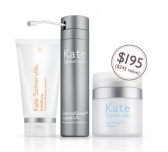 Kate Somerville 经典护肤三部曲+3件小样 $195（约1367元）