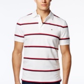 【国内外差价大】eBay：Tommy Hilfiger 汤米·希尔费格男士条纹POLO衫 $24.49（约171元）