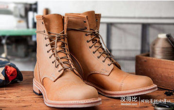高端手工！Timberland天木兰 Coulter 男士9孔系带靴