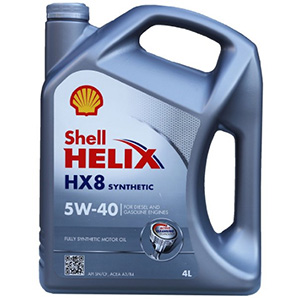 Shell壳牌 Helix HX8全合成润滑油5W-40 4L装