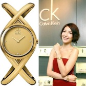 Calvin Klein Enlace 亮金女士钻表 $88（约616元）