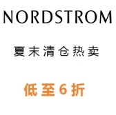Nordstrom：夏末清仓特卖 服饰、鞋子、包包等 低至6折