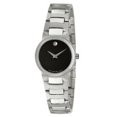 Movado 摩凡陀Temo 不锈钢石英女表 $438（约3068元）