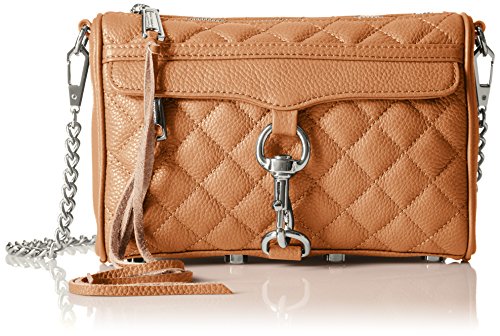 REBECCA MINKOFF Quilted mini MAC 女款真皮斜挎包