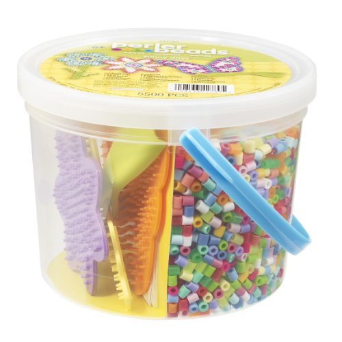 Perler Beads 儿童益智串珠拼图玩具 5500粒桶装套装