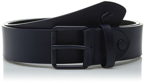 37码！Lacoste 35mm宽 男款运动真皮腰带