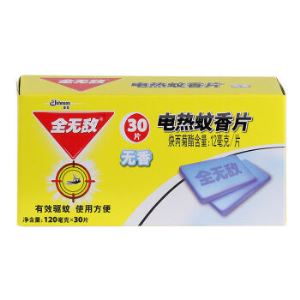 全无敌 电热 蚊香片 无香型30片（补充装）