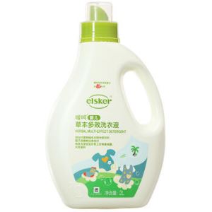 嗳呵 婴儿草本多效洗衣液 2L