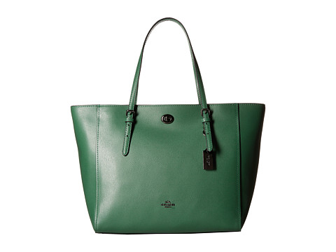 Coach 蔻驰 Crossgrain Updated Turnlock 女士真皮托特包